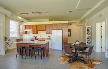 Model Dining Room and Kitchenat Upper Post Flats, Fort Snelling Minnesota